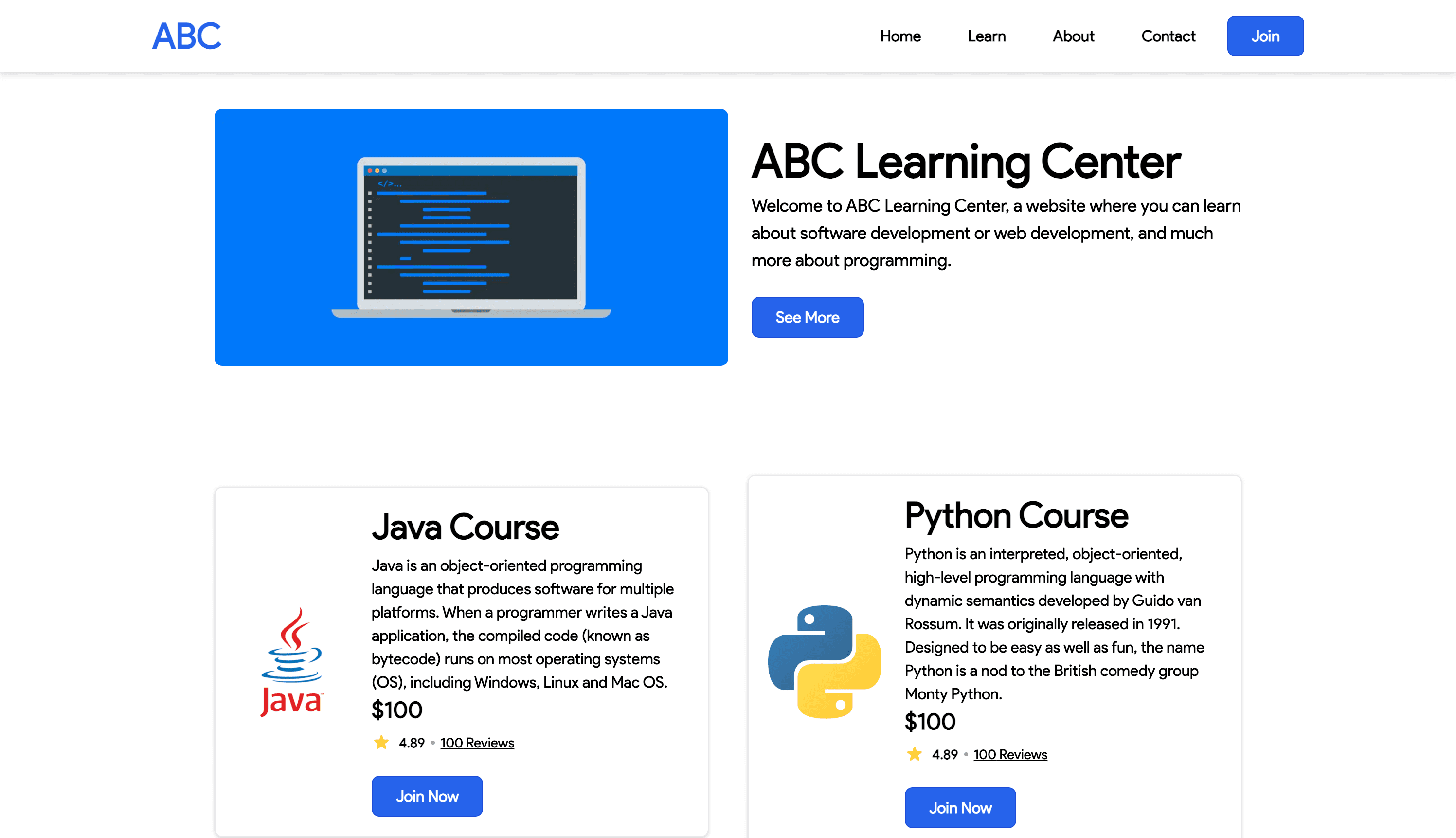 ABC Learning Center